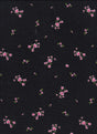 Ditsy Floral Rib Knit Polyester Spandex