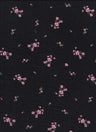 Ditsy Floral Rib Knit Polyester Spandex