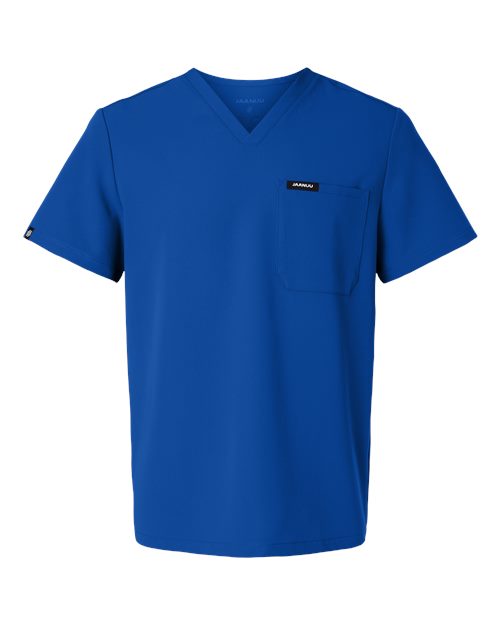 Jaanuu Men's Holmes Everyday 1-Pocket Scrub V-Neck Top