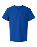 Jaanuu Men's Holmes Everyday 1-Pocket Scrub V-Neck Top