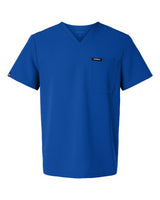 Jaanuu Men's Holmes Everyday 1-Pocket Scrub V-Neck Top