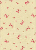 Ditsy Floral Rib Knit Polyester Spandex