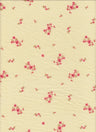 Ditsy Floral Rib Knit Polyester Spandex