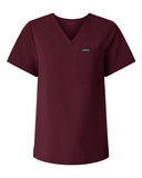 Jaanuu Women's Rhena Essential 1-Pocket Scrub V-Neck Top