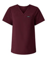 Jaanuu Women's Rhena Essential 1-Pocket Scrub V-Neck Top