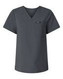 Jaanuu Women's Rhena Essential 1-Pocket Scrub V-Neck Top