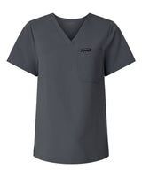 Jaanuu Women's Rhena Essential 1-Pocket Scrub V-Neck Top