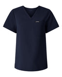 Jaanuu Women's Rhena Essential 1-Pocket Scrub V-Neck Top