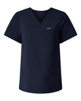 Jaanuu Women's Rhena Essential 1-Pocket Scrub V-Neck Top