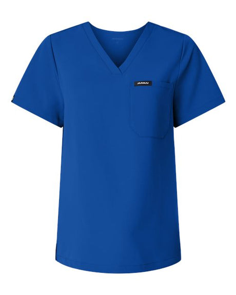 Jaanuu Women's Rhena Essential 1-Pocket Scrub V-Neck Top