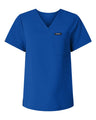 Jaanuu Women's Rhena Essential 1-Pocket Scrub V-Neck Top