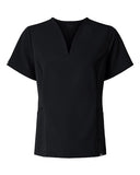 Jaanuu Women's Calix Fit & Flare Scrub V-Neck Top