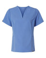 Jaanuu Women's Calix Fit & Flare Scrub V-Neck Top