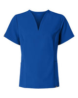Jaanuu Women's Calix Fit & Flare Scrub V-Neck Top