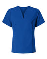 Jaanuu Women's Calix Fit & Flare Scrub V-Neck Top