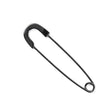 Italian Charcoal Metal Safety Pin - 2.75"