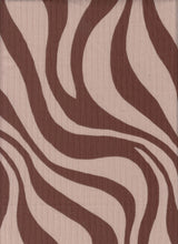 Abstract Zebra Ribbed Knit Fabric