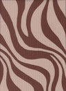 Abstract Zebra Ribbed Knit Fabric