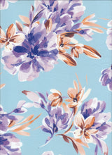 Floral DTY Knit Fabric