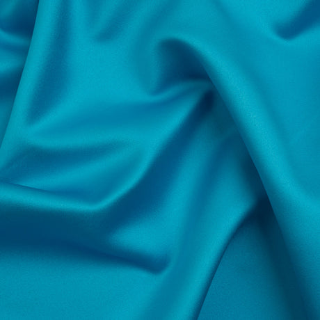 Polyester Satin - Baja Turquoise - Reverie Collection