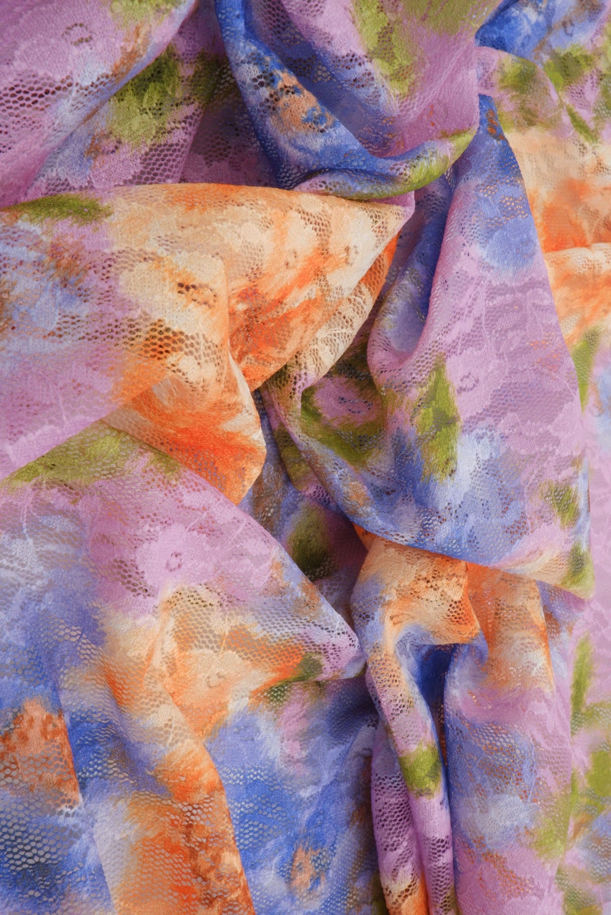Floral Digital Print Lace