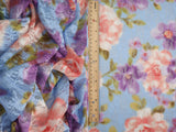 Floral Digital Print Lace