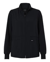 Jaanuu Women's Ceri Essential Full-Zip 6-Pocket Scrub Jacket
