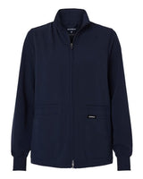 Jaanuu Women's Ceri Essential Full-Zip 6-Pocket Scrub Jacket