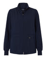 Jaanuu Women's Ceri Essential Full-Zip 6-Pocket Scrub Jacket