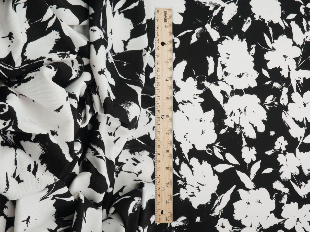 Floral Printed DTY Knit