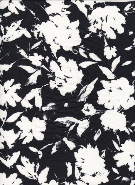 Floral Printed DTY Knit