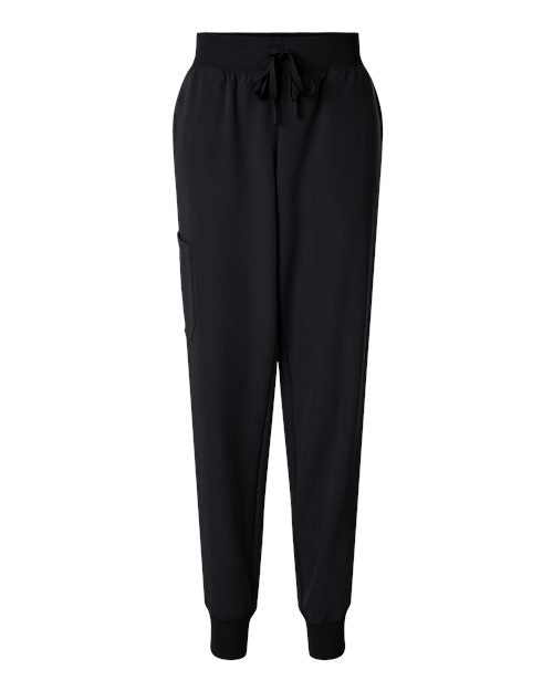 Jaanuu Women's Petite Silex Knit-Waist Scrub Joggers