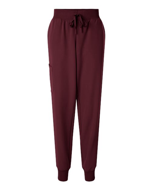Jaanuu Women's Petite Silex Knit-Waist Scrub Joggers