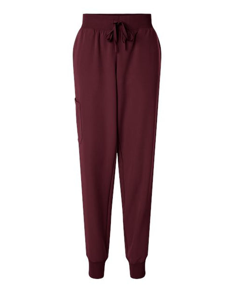 Jaanuu Women's Petite Silex Knit-Waist Scrub Joggers