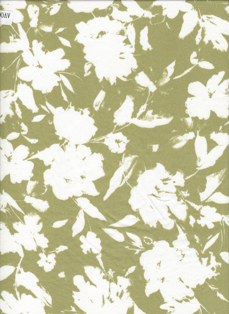 Floral Printed DTY Knit
