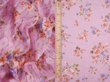 Floral Printed Lace Blue