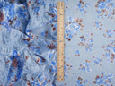Floral Printed Lace Blue