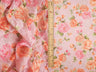 Floral Printed Lace Peach
