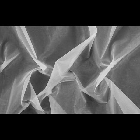 Stiff Polyester Organdy - White - Rhiannon Collection