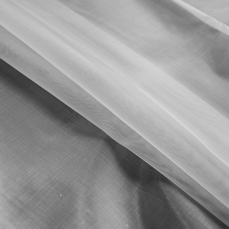 Stiff Polyester Organdy - White - Rhiannon Collection