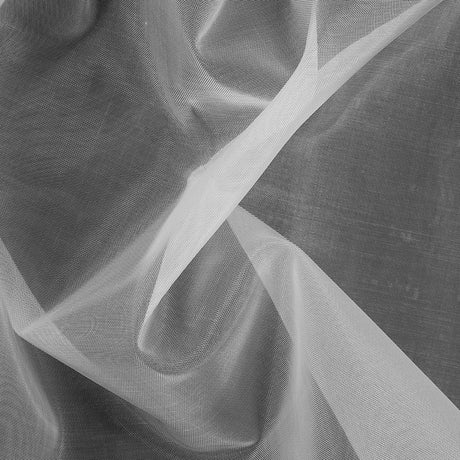 Stiff Polyester Organdy - White - Rhiannon Collection