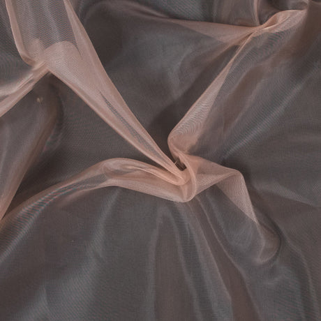 Stiff Polyester Organdy - Blush - Rhiannon Collection