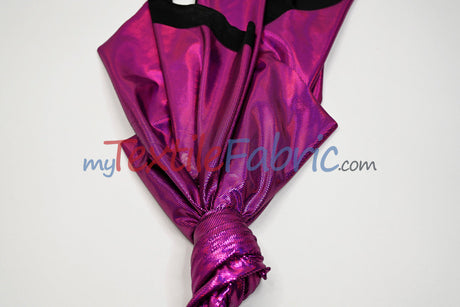 Moonlight Hologram Spandex Fabric - 4 Way Stretch, Holographic Foil Finish, 58/60" Width, Multiple Colors (1 Yard)