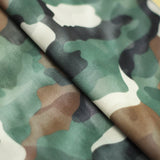 Camo Collage Polyester Spandex Fabric - Green Camouflage Print, 58/60" Width, 240 GSM (1 Yard)
