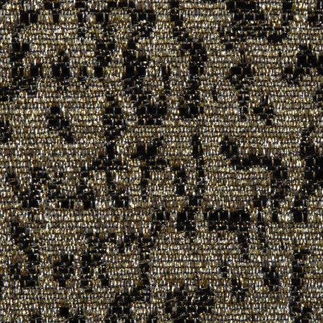 Metallic Gold and Black Abstract Jacquard