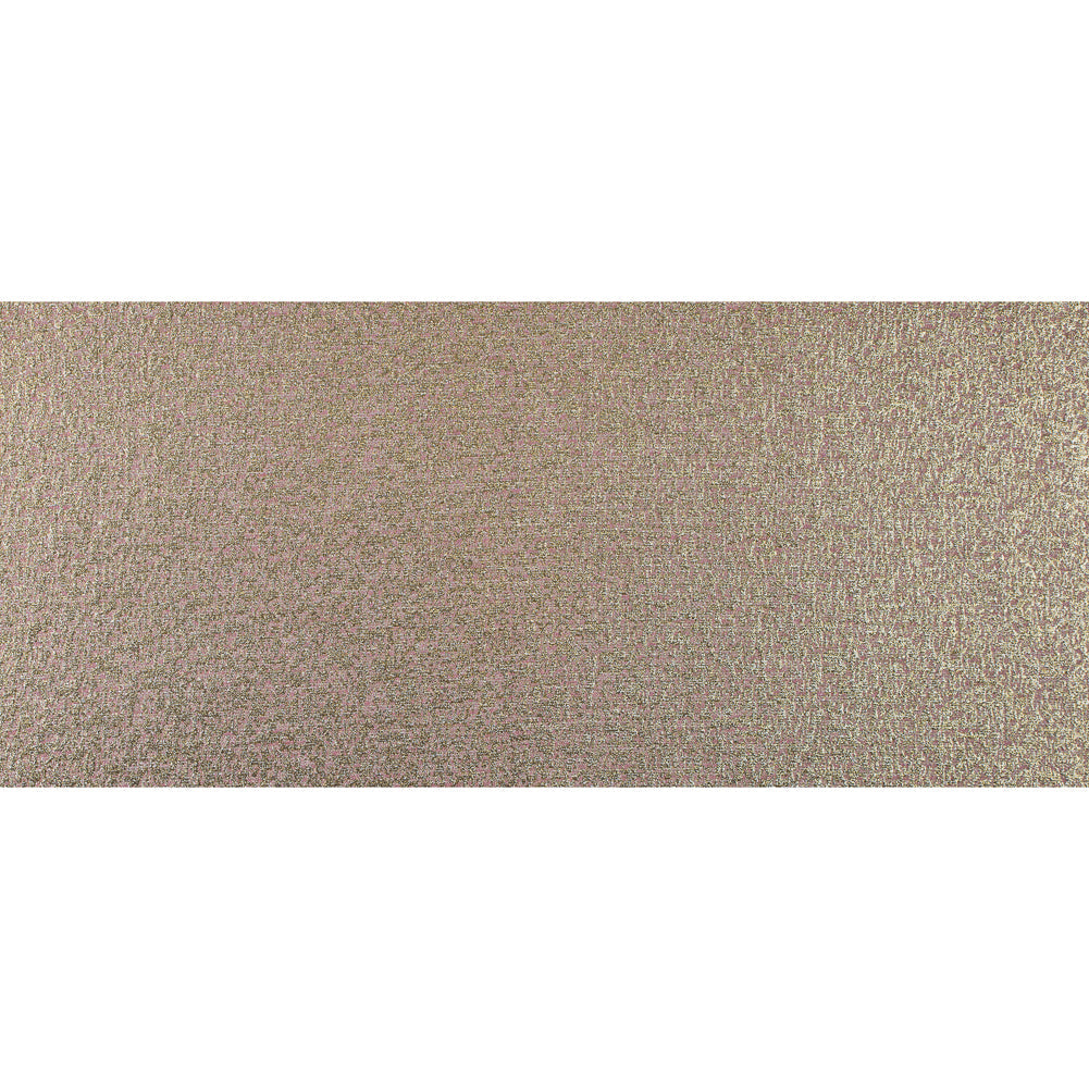 Metallic Gold and Pink Abstract Jacquard
