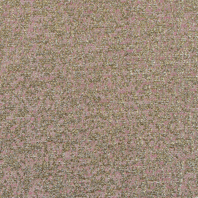 Metallic Gold and Pink Abstract Jacquard