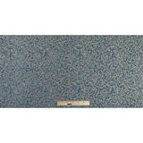 Metallic Gold and Blue Abstract Jacquard
