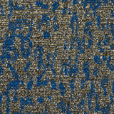 Metallic Gold and Blue Abstract Jacquard