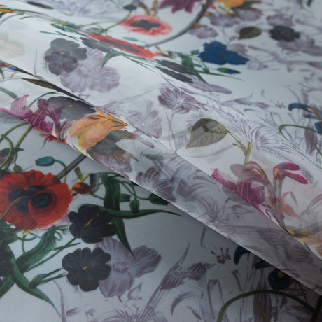 Multicolor Floral Digitally Printed Organdy